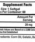 Ecological Formulas/Cardiovascular Research Lutein 20mg