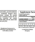 Ecological Formulas L-Carnitine Powder 250 Grams