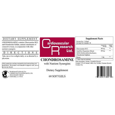 Ecological Formulas Chondrosamine 60 Capsules