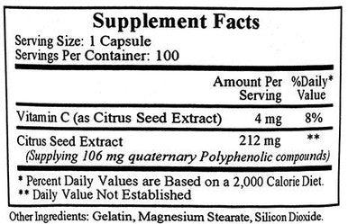 Ecological Formulas/Cardiovascular Research Paracan MYC(Grapefruit Seed Ext 200mg)