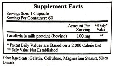 Ecological Formulas/Cardiovascular Research Lactoferrin 100mg