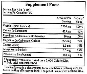 Ecological Formulas/Cardiovascular Research Buffered C Crystals(non-corn)