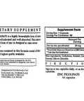 Ecological Formulas Zinc Picolinate 25mg 60 Capsules