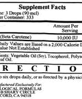Ecological Formulas Beta Carotene Drops 10000 IU 1 oz