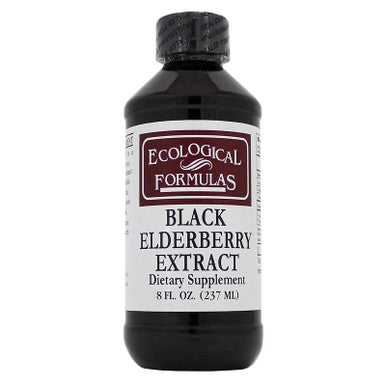 Ecological Formulas Black Elderberry Extract Liquid 8 Oz