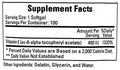 Ecological Formulas/Cardiovascular Research Vitamin E-400 (L Alpha Tocopherol Acetate)