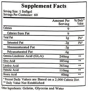 Ecological Formulas/Cardiovascular Research Borage Oil GLA-240