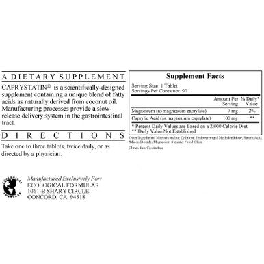 Ecological Formulas Caprystatin 90 Tablets