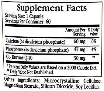 Ecological Formulas/Cardiovascular Research CoQ 10 30mg (Liposome Enhanced)