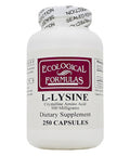 Ecological Formulas L-Lysine 500mg 250 Capsules