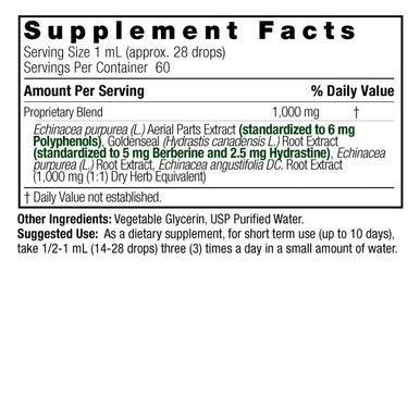 Nature's Answer Alcohol-Free Echinacea and Goldenseal 2 oz
