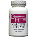 Ecological Formulas Calcium Citrate 165 mg 100 tabs