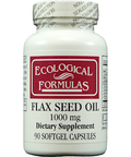 Ecological Formulas Flax Seed Oil 90 gels