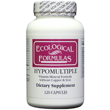 Ecological Formulas Hypomultiple without Cu/Fe 120 caps