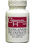 Ecological Formulas Manganese Picolinate 20 mg 60 capsules