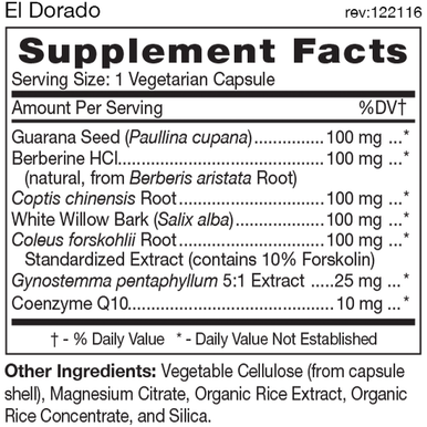 El Dorado 60 caps by DAdamo Personalized Nutrition