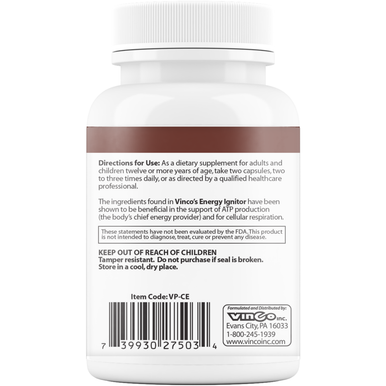 Energy Ignitor 120 caps by Vinco