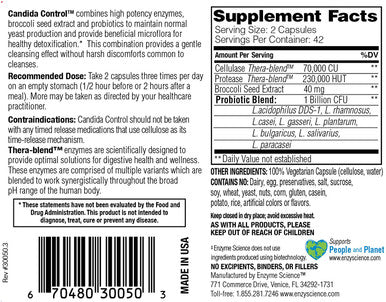 Enzyme Science Candidase Pro 84 Capsules