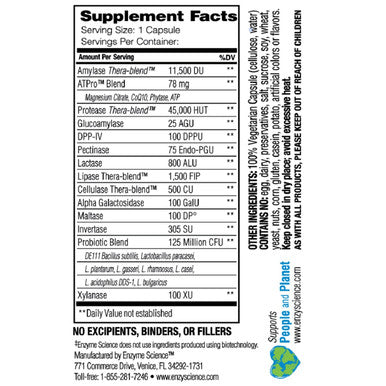 Enzyme Science Complete Digestion 30 Capsules
