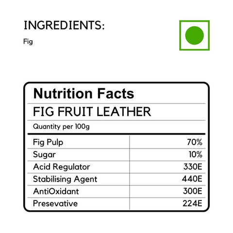 Fig Fruit Leather - Aahari.com