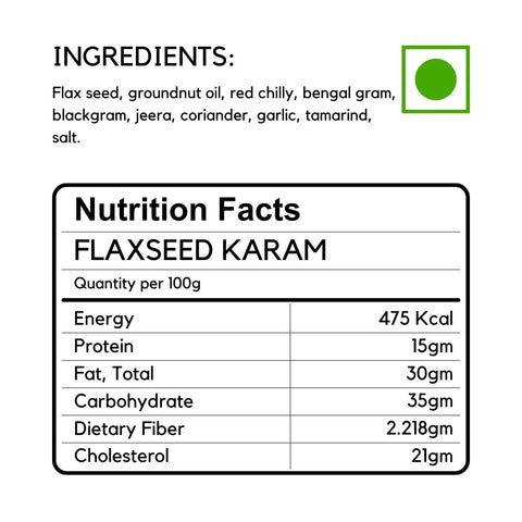 Flaxseed Karam - Aahari.com