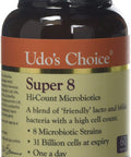 Udo's Choice Super 8 Hi-Count Microbiotics 60 vegecaps