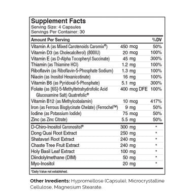 Zahler's Female Totality Womens Health 120 Capsules