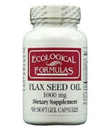 Ecological Formulas Flax Seed Oil 1000mg 90 Softgel