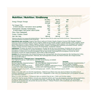 Four Sigmatic Plant Based Protein Vanilla Tube 510g