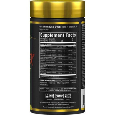 Allmax Nutrition Gluco Fx 75 Capsules