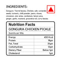 Ingredients and Nutrition facts of Gongura Chicken Pickle