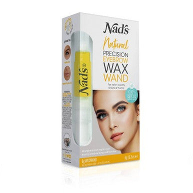 Nad's Natural Precision Eyebrow Wand Waxing Kit - 12ct