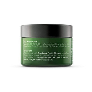 Tree To Tub Hyaluronic Acid Hydrating Daily Moisturizer Vitamin C E B5 Face Cream Lotion for Dry Sensitive Skin 1.7 fl oz (50 ml)