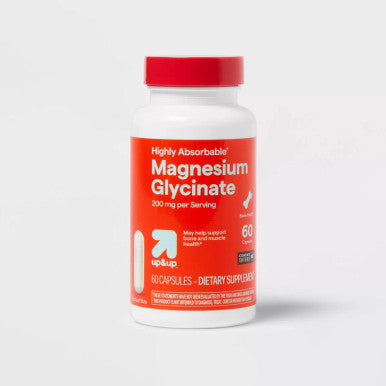 up&up Magnesium Glycinate Dietary Supplements - 200mg Capsule - 60ct