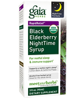 Gaia Herbs Black Elderberry Nighttime Syrup 3 oz