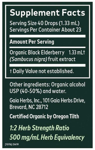 Gaia Herbs Black Elderberry