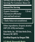 Gaia Herbs Dandelion Root and Leaf