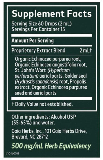 Gaia Herbs Echinacea Goldenseal Supreme