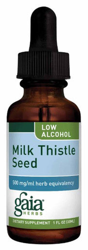 Gaia Herbs Milk Thistle Seed, Low Alcohol