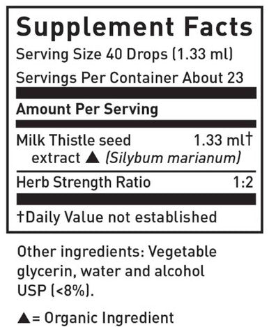 Gaia Herbs Milk Thistle Seed, Low Alcohol
