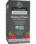 Garden of Life Dr. Form MemoryFocus YngAdlts 60Tabs