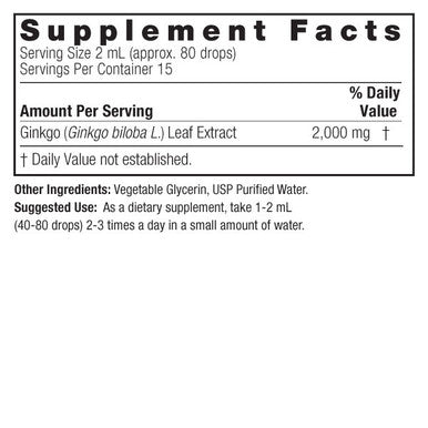 Nature's Answer Ginkgo Leaf Extract 1 oz