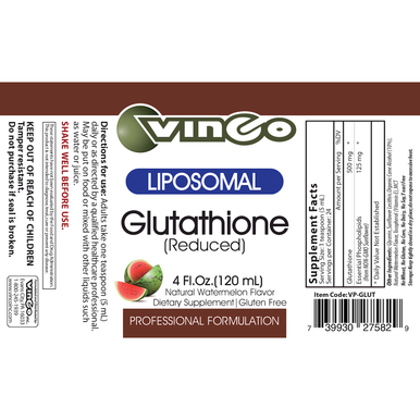 Glutathione 4 fl oz by Vinco