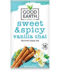 Sweet & Spicy Vanilla Chai 18 Bags By Good Earth Teas