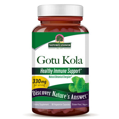 Nature's Answer Gotu Kola Herb Std 60 ct