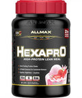 Allmax Nutrition Hexapro: High Protein Lean Meal 2 Lb Strawberry