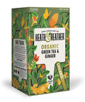 Heath & Heather Organic Green Tea & Ginger 20 Bag