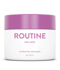 Routine Wellness Hair Masks are formulated to hydrate hair, reduce frizz, and repair damage for smoother, healthier hair