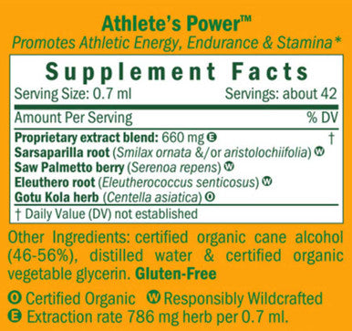 Herb Pharm Athlete's Power