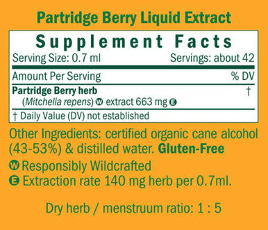 Herb Pharm Partridge Berry